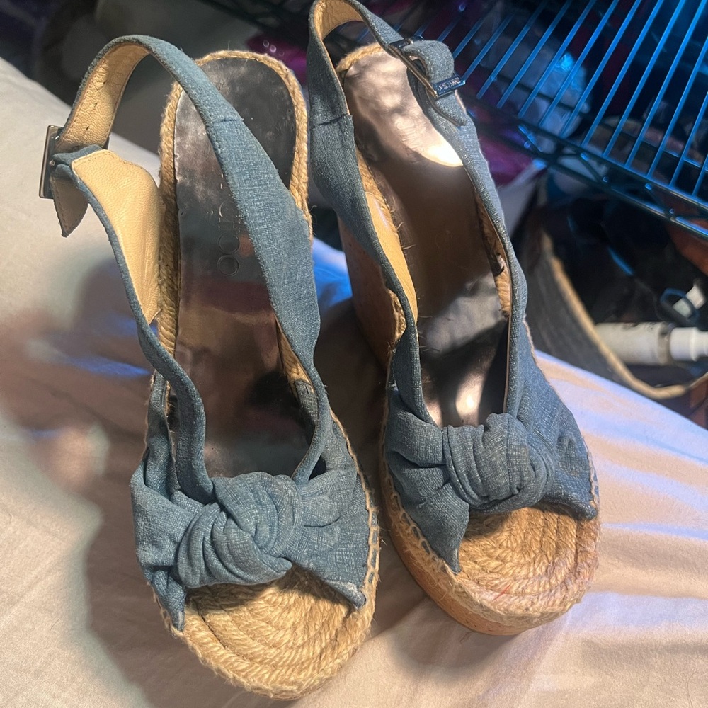 Jimmy Choo Cork Wedges - Picture 6 of 7